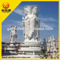 4 faced large standing kuanyin statue